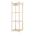 Keezi Stuffed Animal Storage Wooden Toy Holder with Wheels Soft Toy Storage Zoo Cage Stuffy Toy Storage Organizers with Elastic Cords for Playroom Bedroom Nursery