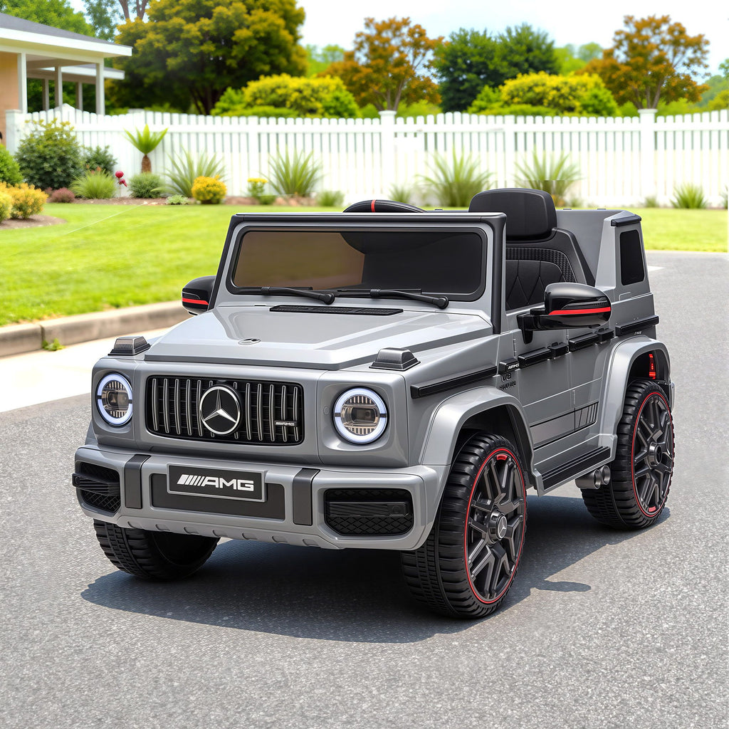 Kids Electric Ride On Car G63 Toy Cars Remote Control Grey