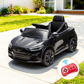 Kids Ride On Car 12V Licensed Ford Electric Toy with Remote Control Horn Music 97x61cm Black
