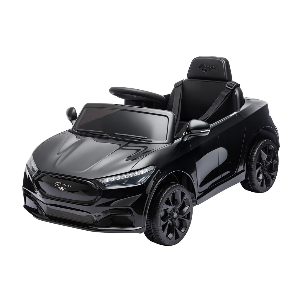 Kids Ride On Car 12V Licensed Ford Electric Toy with Remote Control Horn Music 97x61cm Black