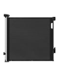 Keezi Retractable Gate Baby Gate Pet Safety Fence Extends up to 140cm Black