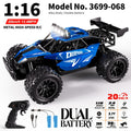 1:16 metal RC car, high-speed drifting, off-road racing car, boys toy car, 2.4GHz remote control, outdoor play toy, drift car, remote control car for kids, Australian toy - Blue - Size variable speed