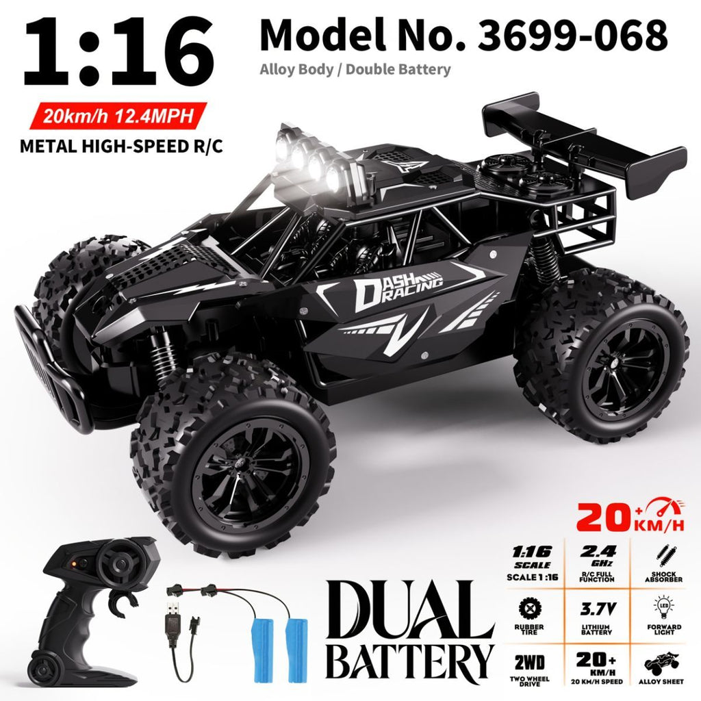 1:16 metal RC car, high-speed drifting, off-road racing car, boys toy car, 2.4GHz remote control, outdoor play toy, drift car, remote control car for kids, Australian toy - Turquoise - Size variable speed