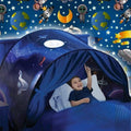 Space-Themed Bed Tent 80x220 cm - Kids' Cosmic Hideaway