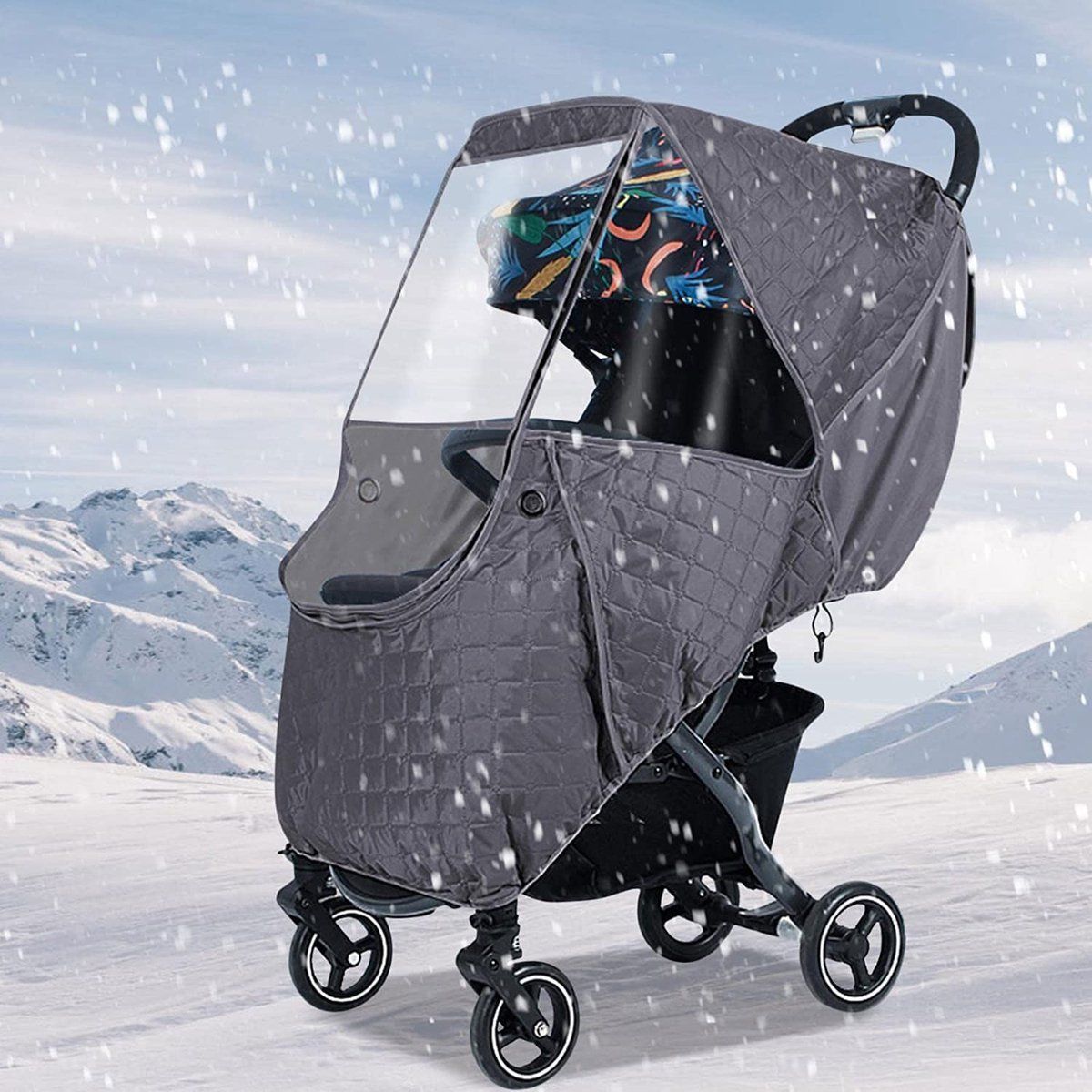 Universal Stroller Rain and Winter Cover Waterproof Snowproof