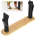 Baby High Chair Footrest, Adjustable Bamboo Foot Support with Straps for Hook On Highchairs