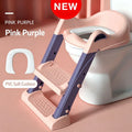 NEW Potty Training Toilet With Step Stool Ladder & Soft Seat For Toddlers & Kids(Pink)