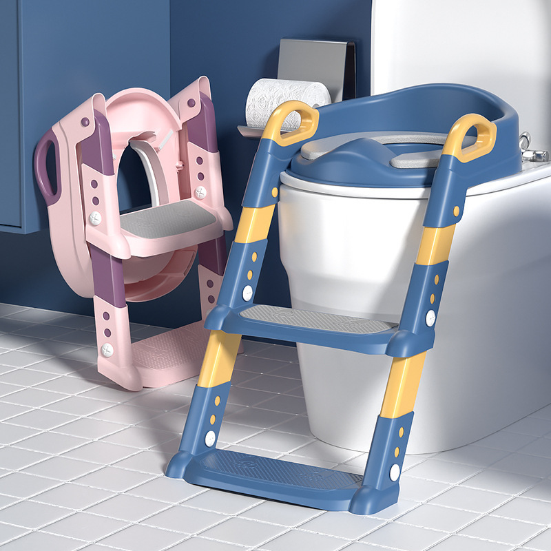NEW Potty Training Toilet With Step Stool Ladder & Soft Seat For Toddlers & Kids(Pink)