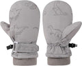 Gloves, Winter gloves, Children's gloves, Toddler snow gloves, Waterproof winter gloves, for Cold Weather, Travel and Daily Winter Wear, Grey