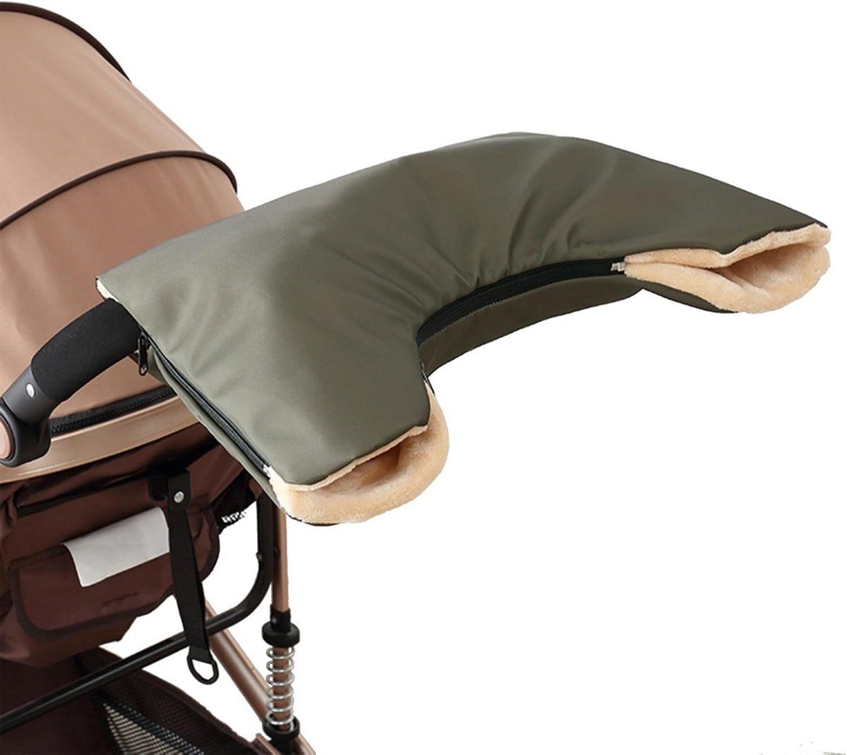 Waterproof Hand Muff for Stroller and Buggy, Warm Universal Hand Warmers for Winter, for Winter Riding, Commuting and Outdoor Scooter Use