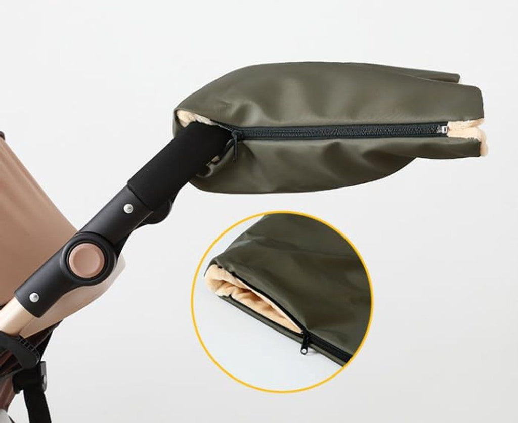 Waterproof Hand Muff for Stroller and Buggy, Warm Universal Hand Warmers for Winter, for Winter Riding, Commuting and Outdoor Scooter Use