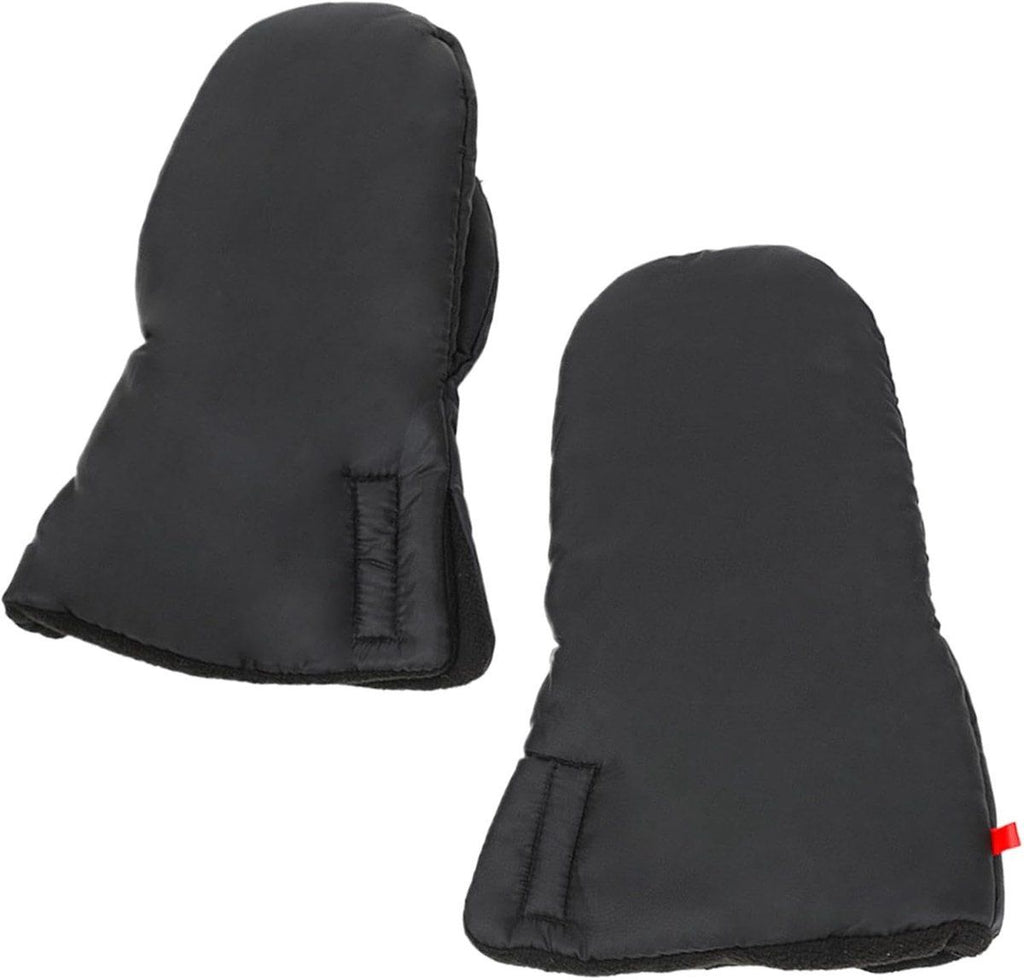 Stroller hand warmer, stroller gloves, hand warmers, Foldable hand warmer for cold weather, Adjustable anti-freeze stroller gloves, 30 x 20 cm, Black