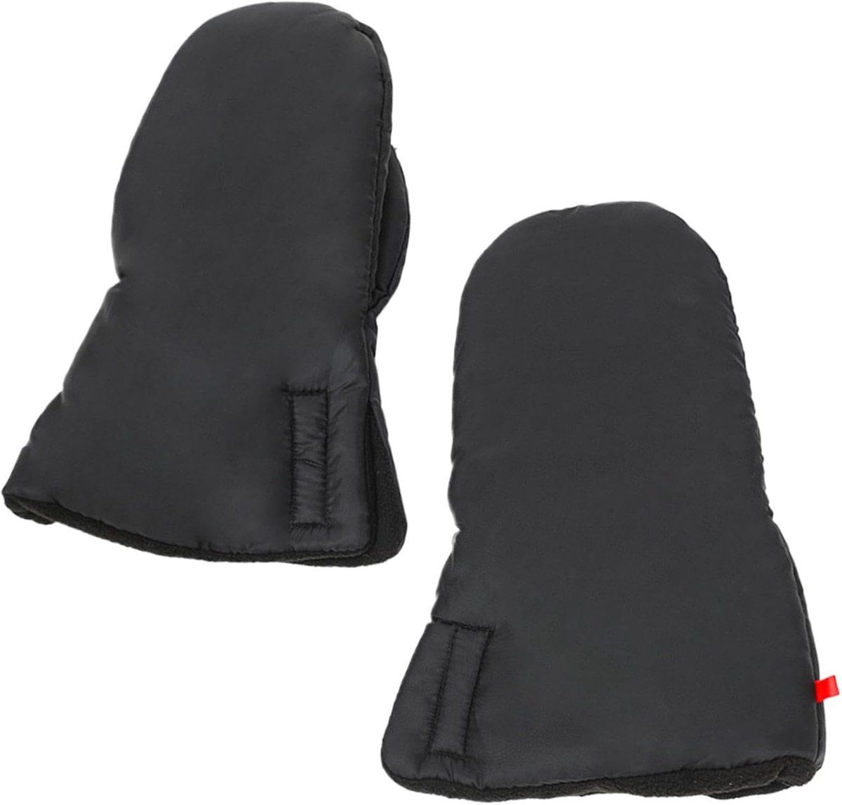 Stroller hand warmer, stroller gloves, hand warmers, Foldable hand warmer for cold weather, Adjustable anti-freeze stroller gloves, 30 x 20 cm, Black