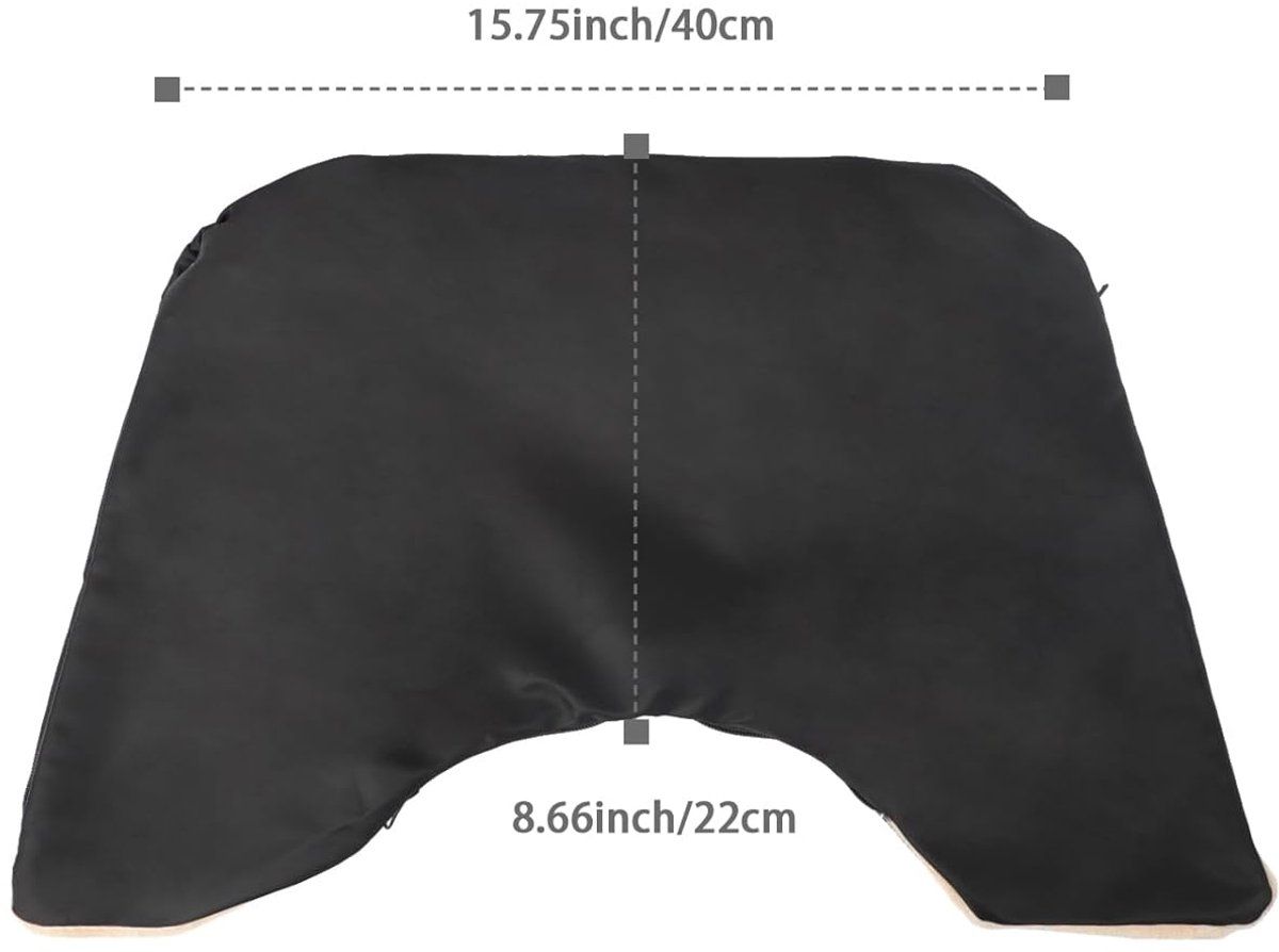 Universal Stroller Mittens, Waterproof Stroller Mittens, Warm Mittens with Fleece Lined, Winter Mittens for Stroller Handles, Black