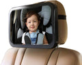 Compatible Backseat Mirror for Baby & Child - Car Accessories - Shatterproof - Black A3 Adjustable Monitor, Made of Plastic