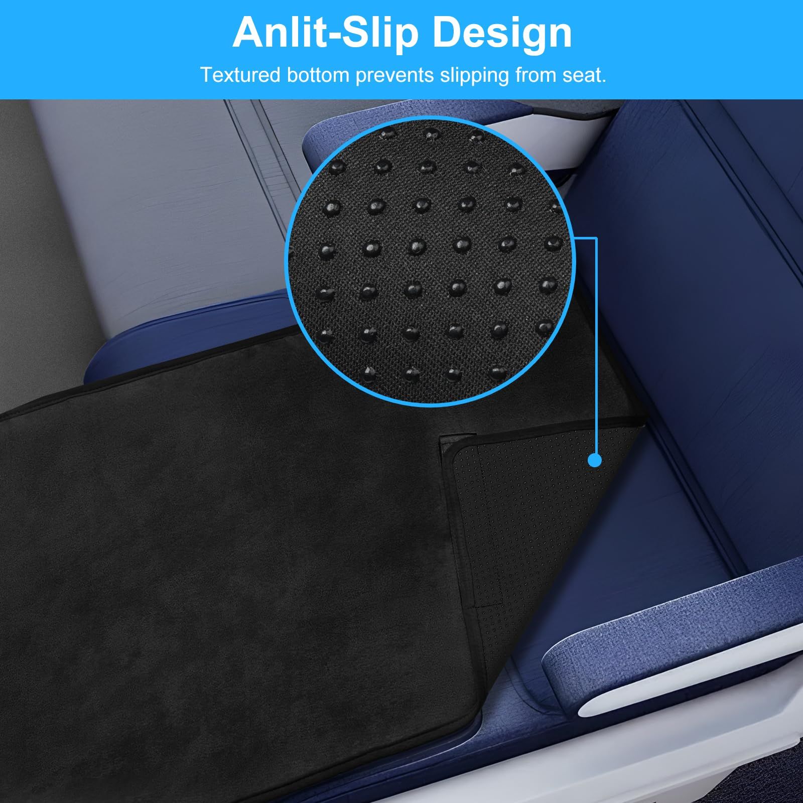 Toddler Airplane Bed, Kids Airplane Seat Extender Travel Bed, Kids Airplane Travel Essentials, Airplane Must Have for Toddlers, Portable Plane Bed for Flights