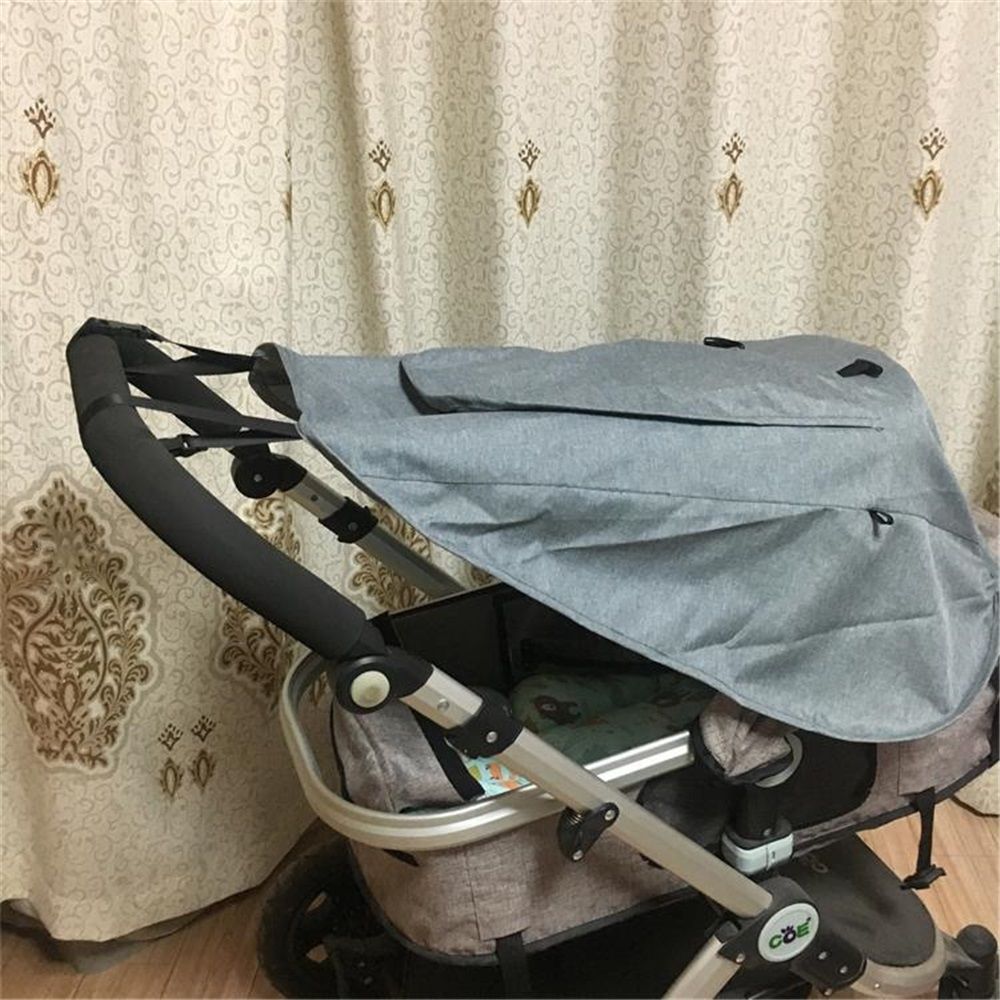 Stroller Sun Shade - Universal Stroller UV Protection Cover for Baby with See Through, Sun Cover for Stroller, Stroller Sunshade Extender, Joggers & Stroller Accessories for UV