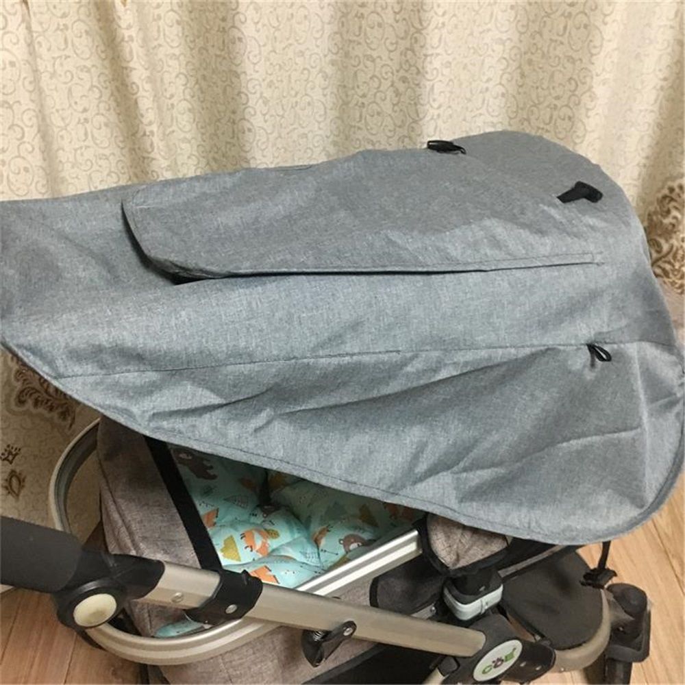 Stroller Sun Shade - Universal Stroller UV Protection Cover for Baby with See Through, Sun Cover for Stroller, Stroller Sunshade Extender, Joggers & Stroller Accessories for UV