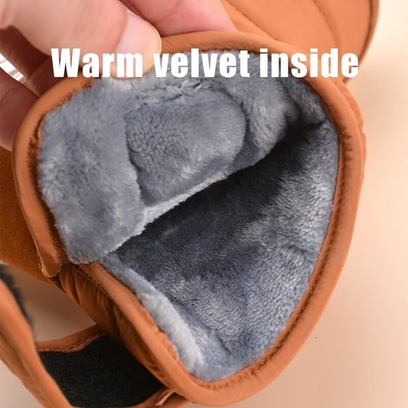 Toddler Boy Girl Anti Slip Warm Winter Boots Black AU8 Size for Outdoor Walking Snow Sport Trekking