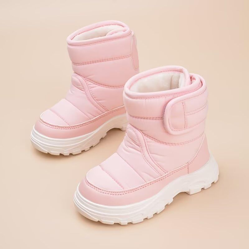 Toddler Boy Girl Anti Slip Warm Winter Boots Black AU9 Size for Outdoor Walking Snow Sport Trekking
