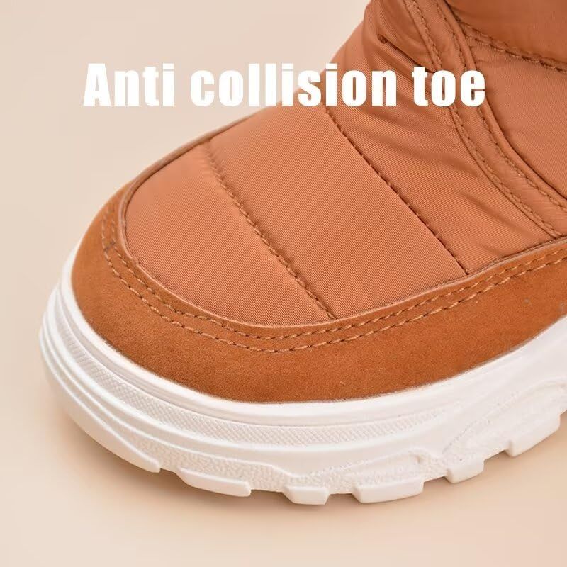 Toddler Boy Girl Anti Slip Warm Winter Boots grey AU6 Size for Outdoor Walking Snow Sport Trekking