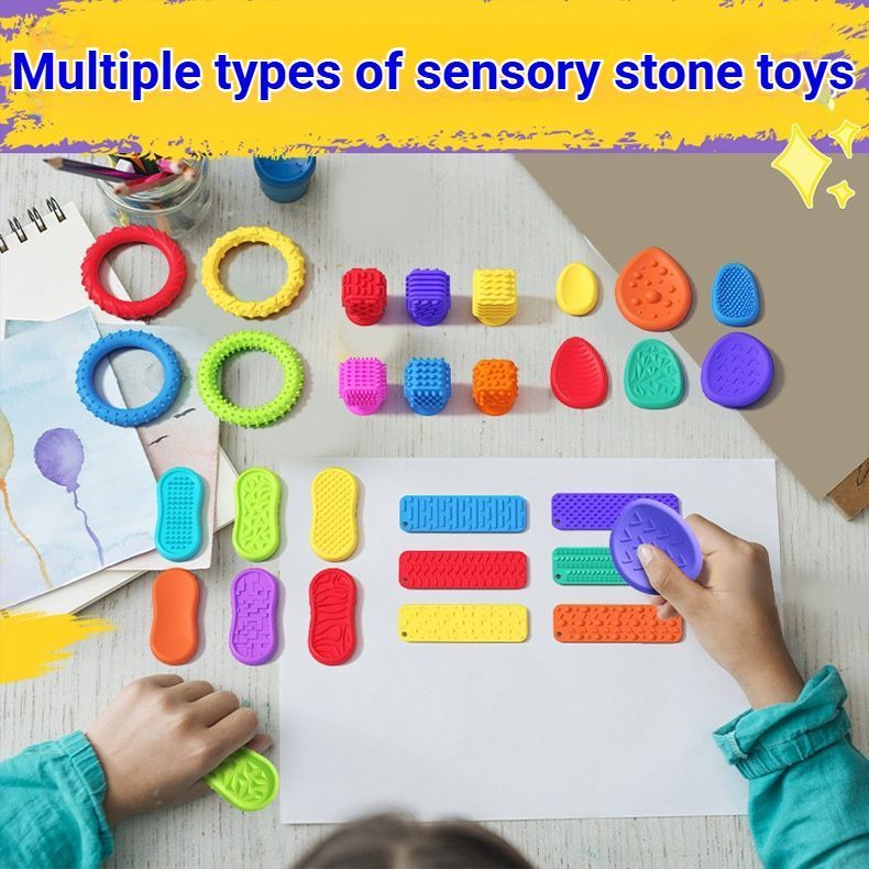 Sensory Play Mat - 4 Pack