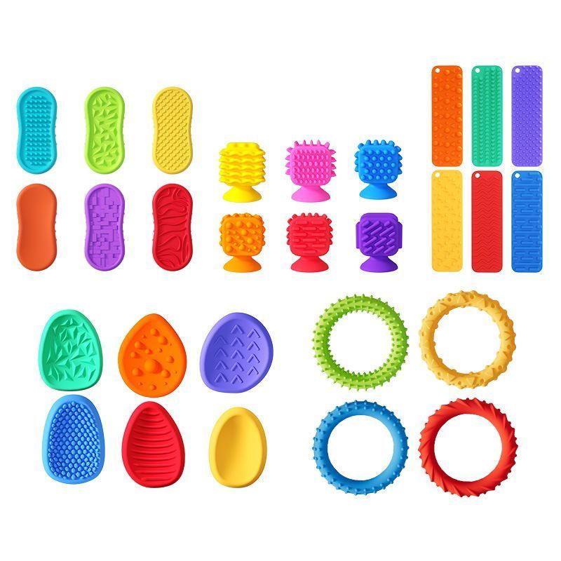 Sensory Play Mat - 4 Pack