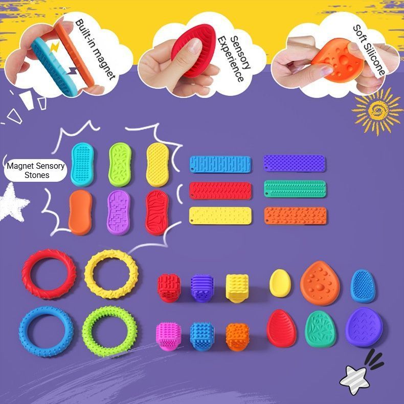 Sensory Play Mat - 4 Pack