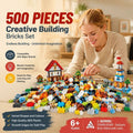 Cool Mini Building Blocks DIY Puzzle Toy, 500pcs Plain Bag Boys Colours (Separater & Instruction Included)