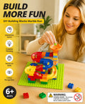 Creative Marble Run Building Blocks DIY Puzzle Toy, 176pcs Small Track (Colour Box Pack)