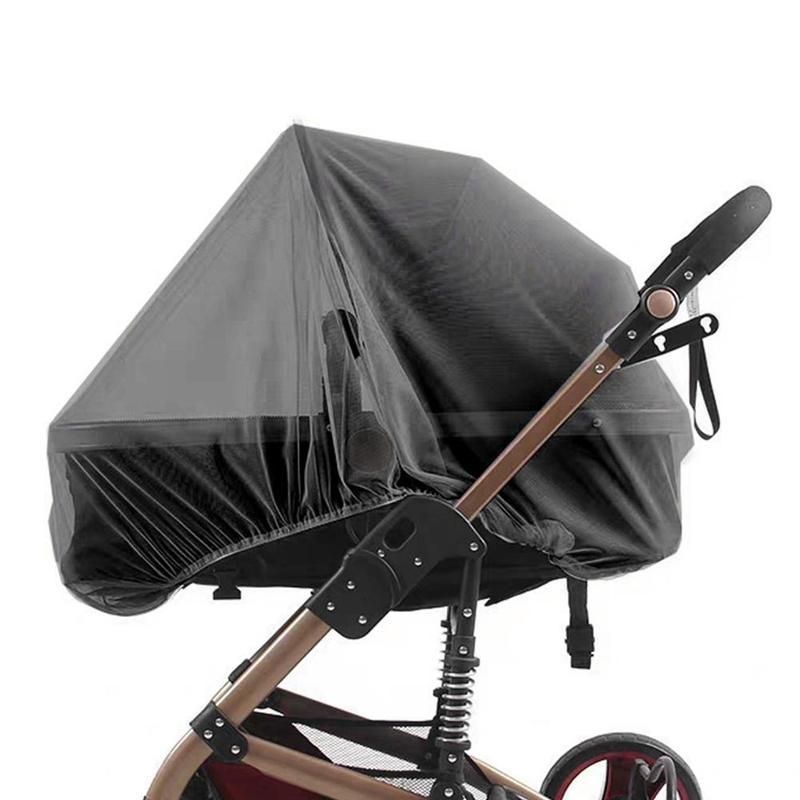 Universal White Mosquito Net for Stroller, Insect Net Compatible with Most Brands