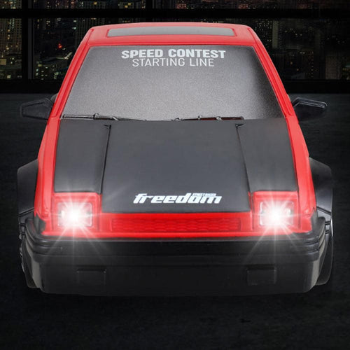 1/24 2.4GHz RC Drift Car 4WD High Speed Remote Control Racing Vehicle Red for 3 year old+