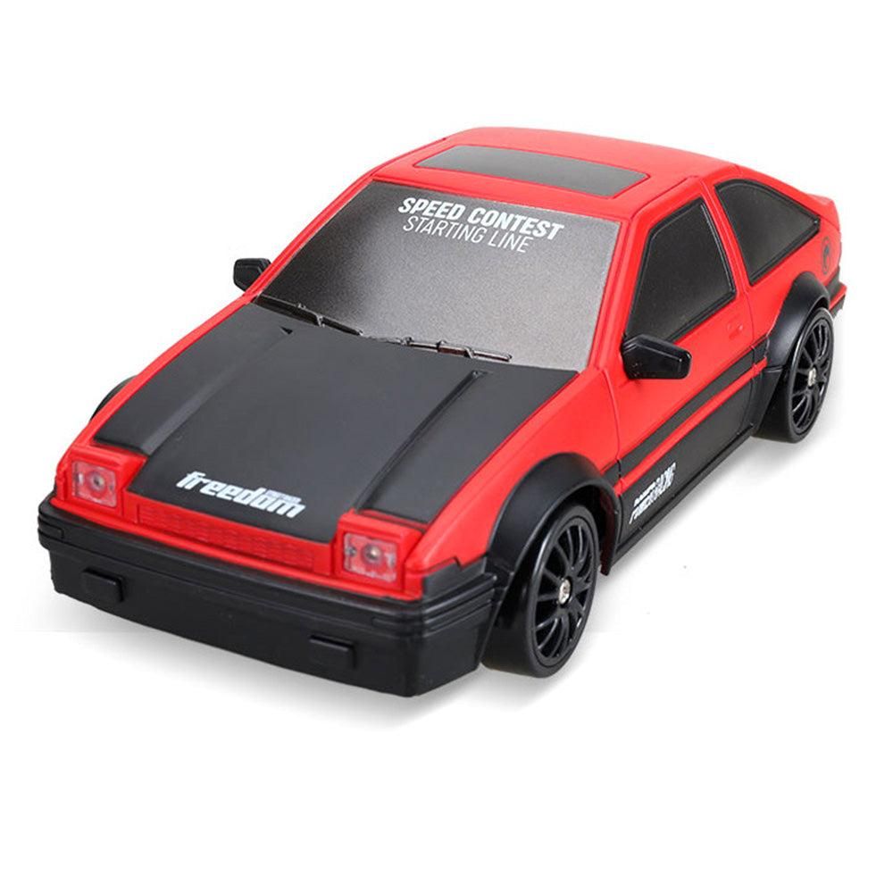 1/24 2.4GHz RC Drift Car 4WD High Speed Remote Control Racing Vehicle Red for 3 year old+