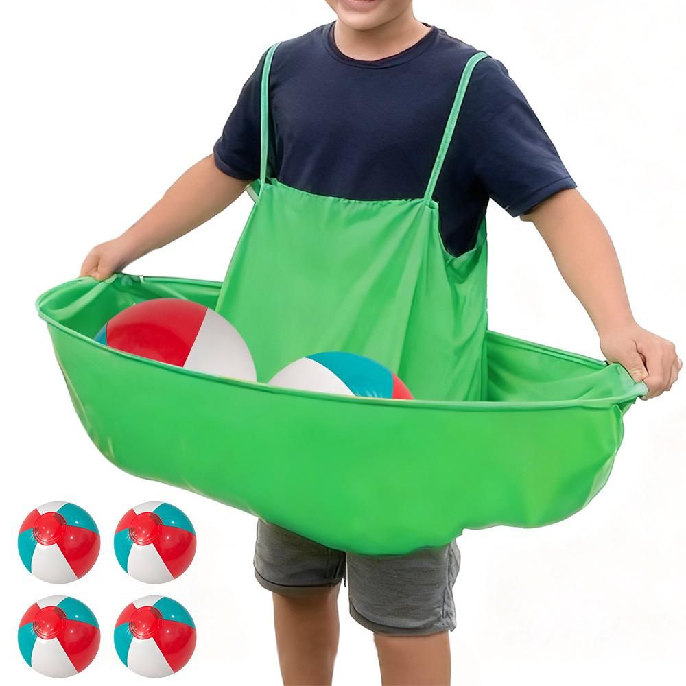 Granny Pants Yard Game Set with Giant Elastic Pants for Adult Outdoor Fun Magenta