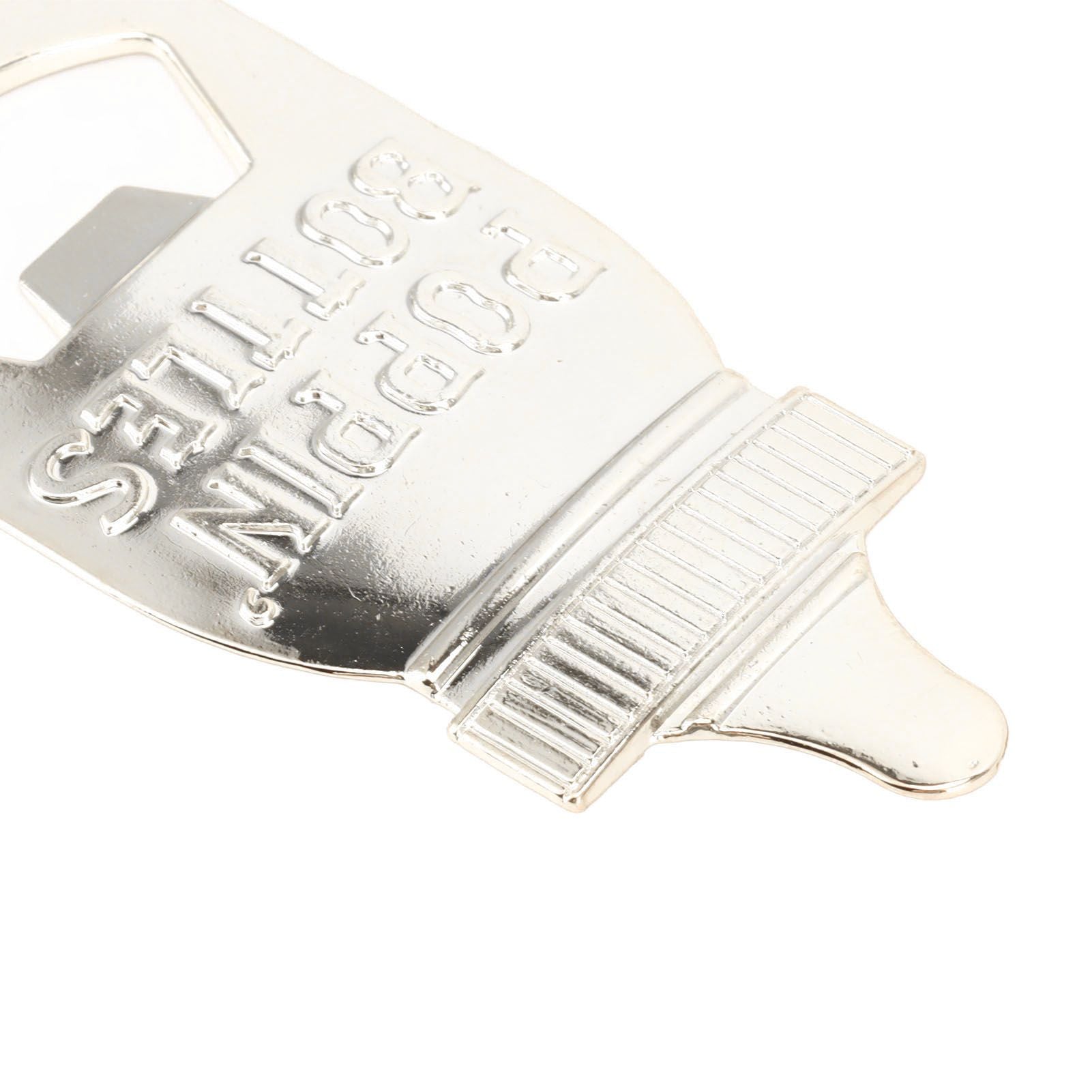 24 Set Baby Bottle Opener Zinc Alloy Cute Baby Bottle Shaped Bottle Opener Baby Shower Return Gift for Baby Shower Party Silver
