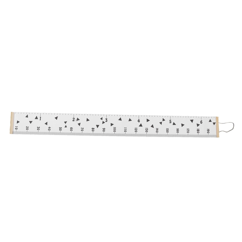 Kids Growth Chart Accurate Baby Height Growth Chart Ruler Removable Canvas Wall Hanging Measurement Chart for Home Triangle