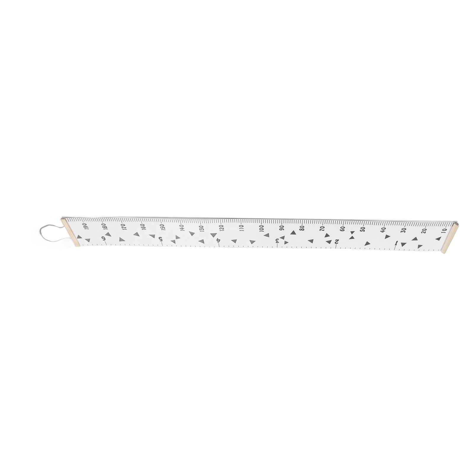 Kids Growth Chart Accurate Baby Height Growth Chart Ruler Removable Canvas Wall Hanging Measurement Chart for Home Triangle