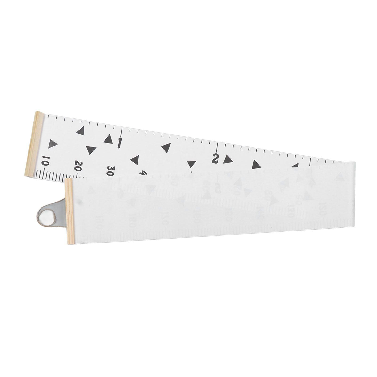 Kids Growth Chart Accurate Baby Height Growth Chart Ruler Removable Canvas Wall Hanging Measurement Chart for Home Triangle