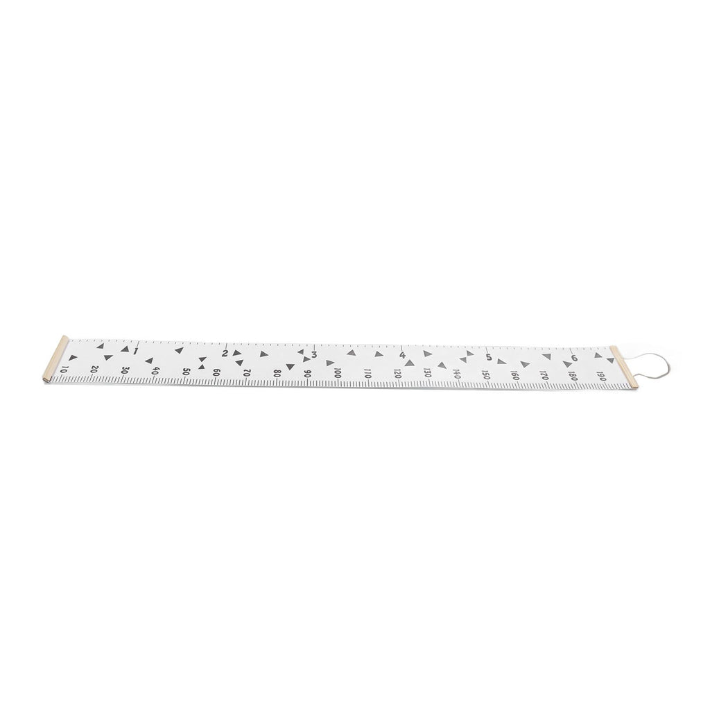Kids Growth Chart Accurate Baby Height Growth Chart Ruler Removable Canvas Wall Hanging Measurement Chart for Home Triangle