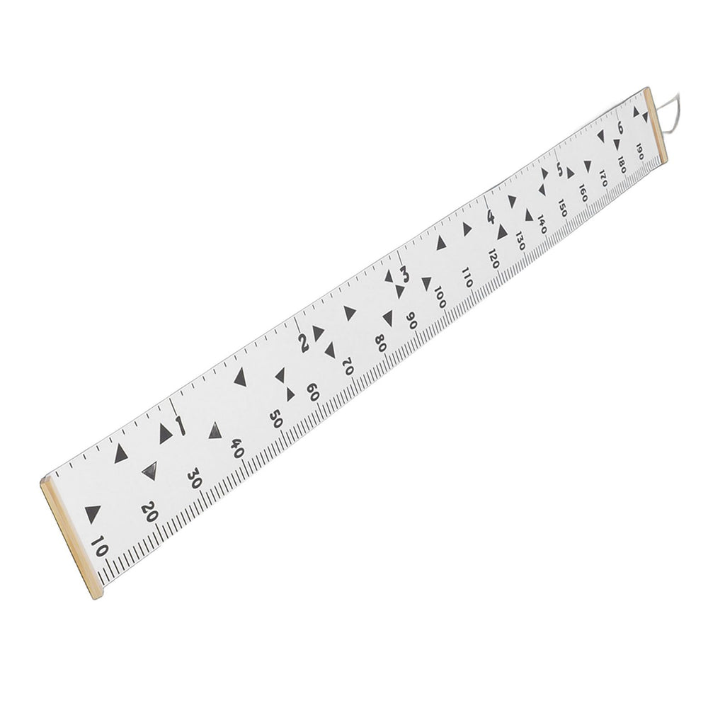 Kids Growth Chart Accurate Baby Height Growth Chart Ruler Removable Canvas Wall Hanging Measurement Chart for Home Triangle