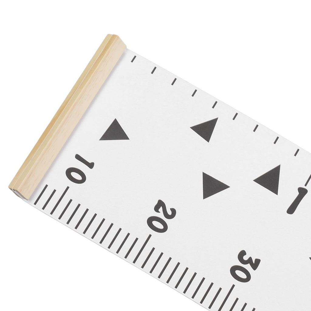 Kids Growth Chart Accurate Baby Height Growth Chart Ruler Removable Canvas Wall Hanging Measurement Chart for Home Triangle