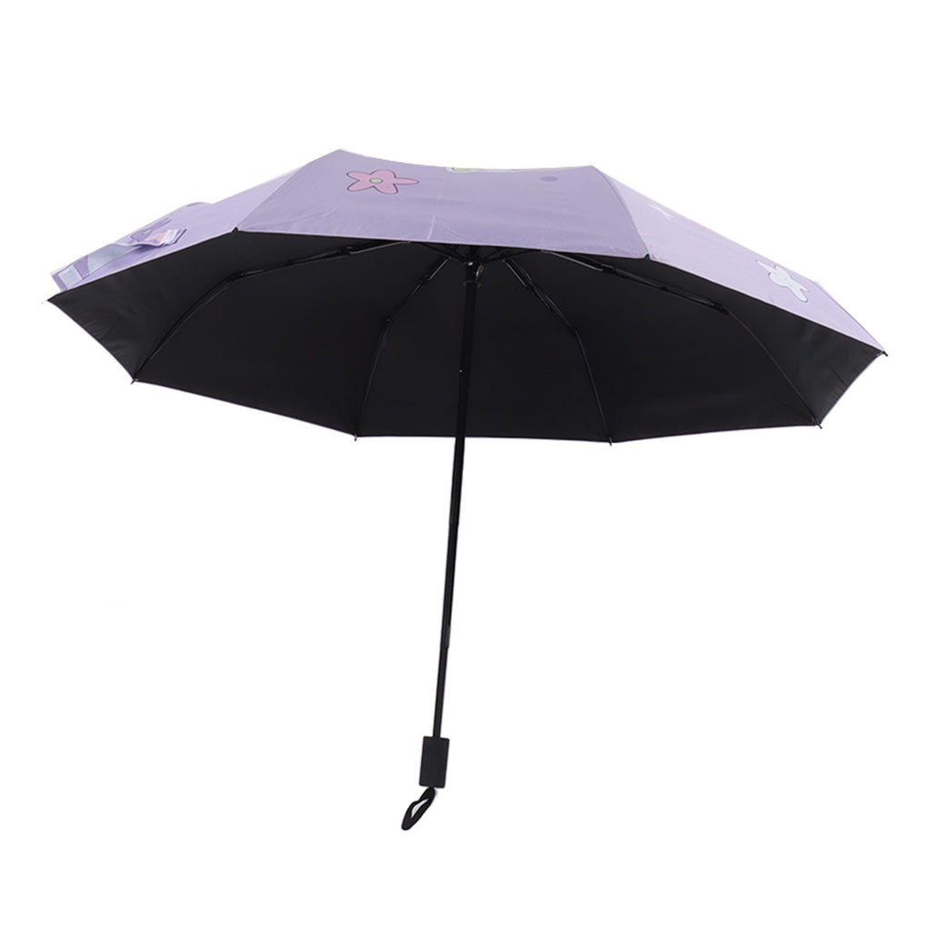 Children Umbrella 3 Fold Reflective Edge Cartoon Portable Kids Sun Rain Umbrella for Boys Girls