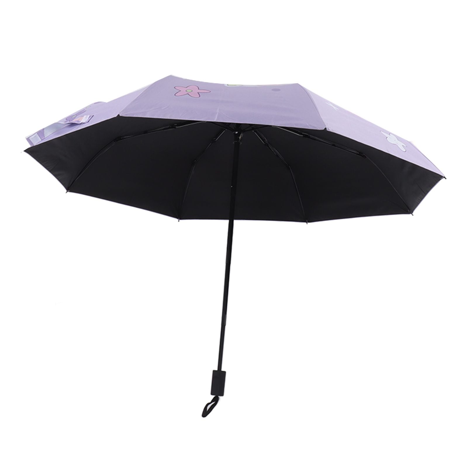 Children Umbrella 3 Fold Reflective Edge Cartoon Portable Kids Sun Rain Umbrella for Boys Girls
