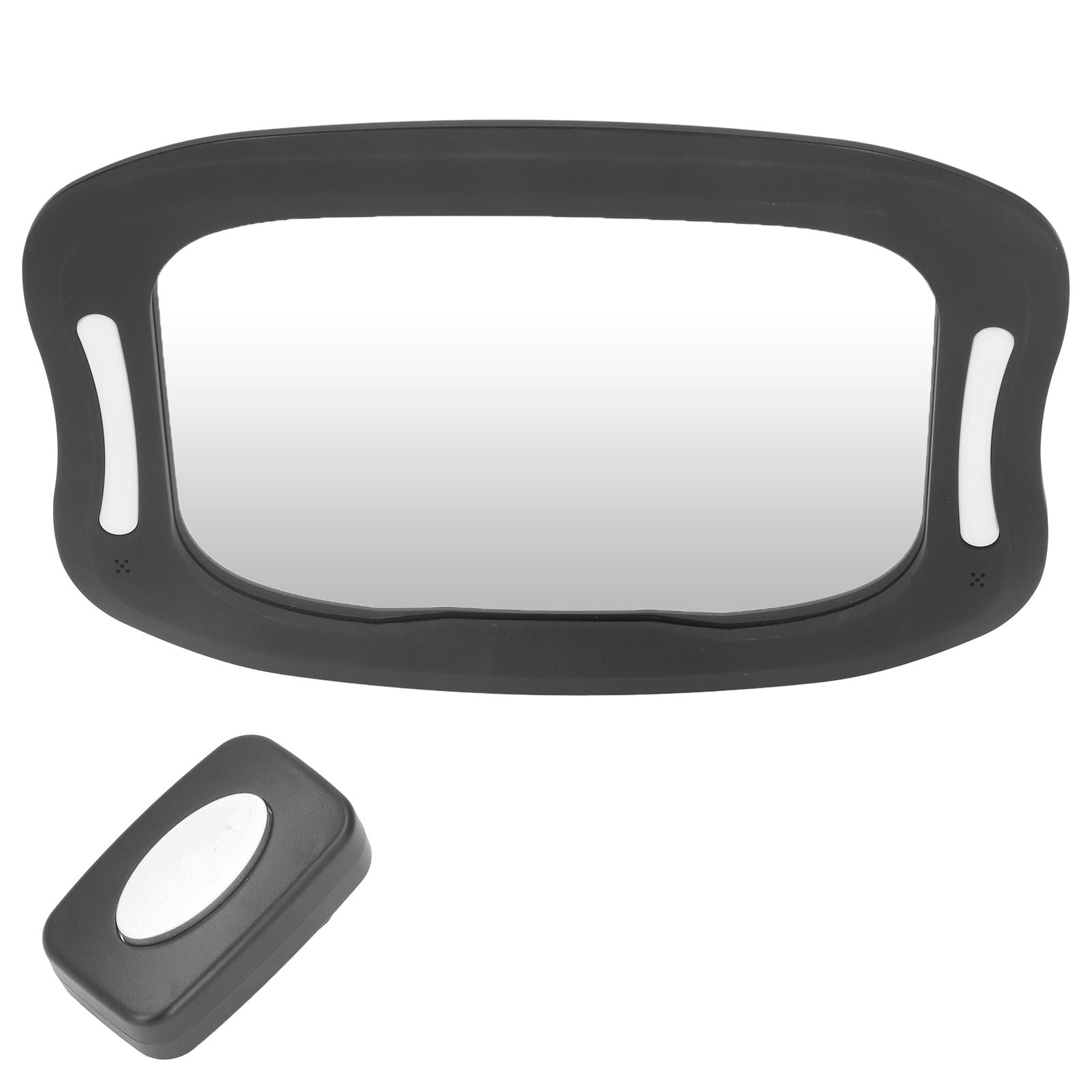 Baby Car Mirror Safely Monitor Infant Child Dynamic with Soft LED Light Wide Angle 360° Adjustable Mirror for Vehicles