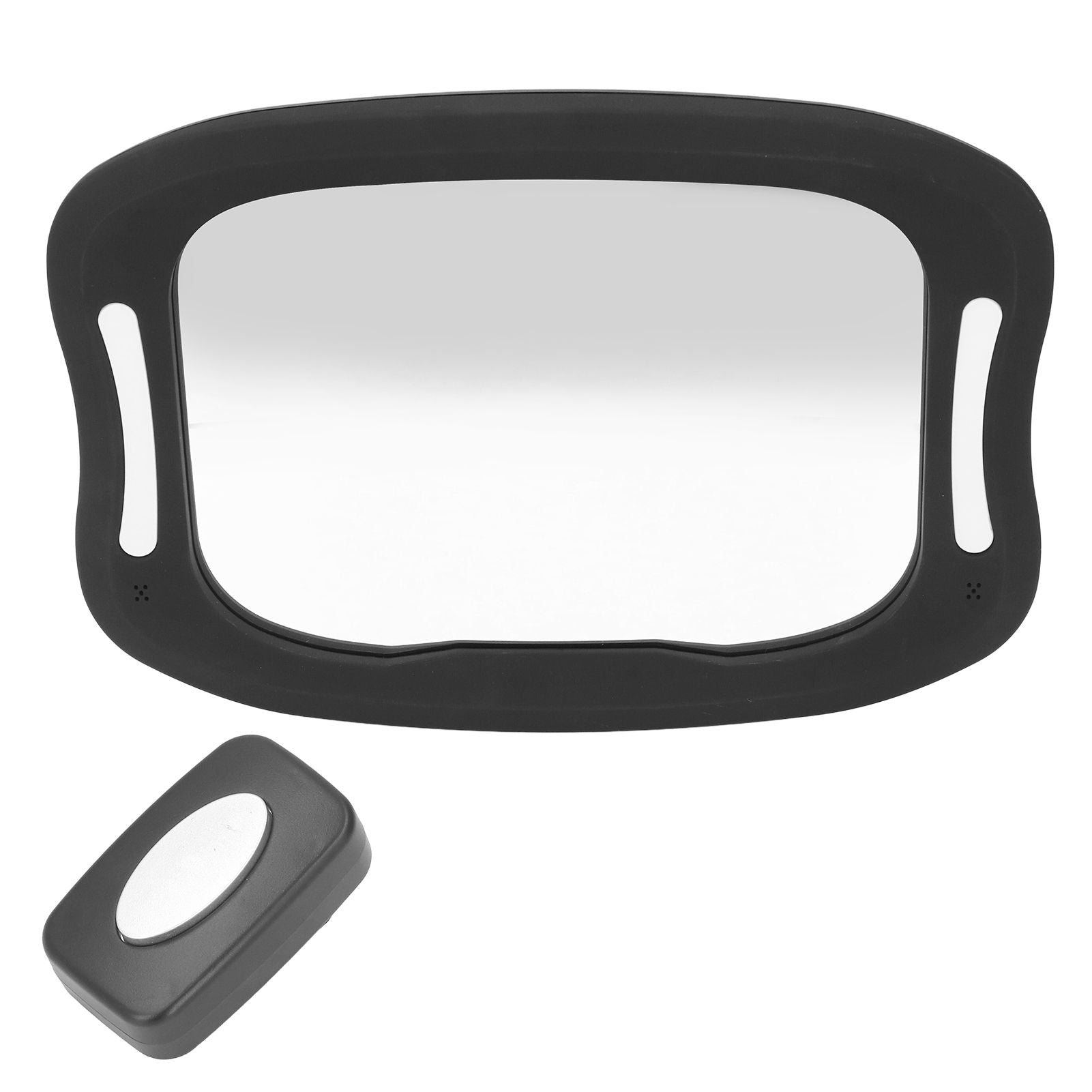 Baby Car Mirror Safely Monitor Infant Child Dynamic with Soft LED Light Wide Angle 360° Adjustable Mirror for Vehicles