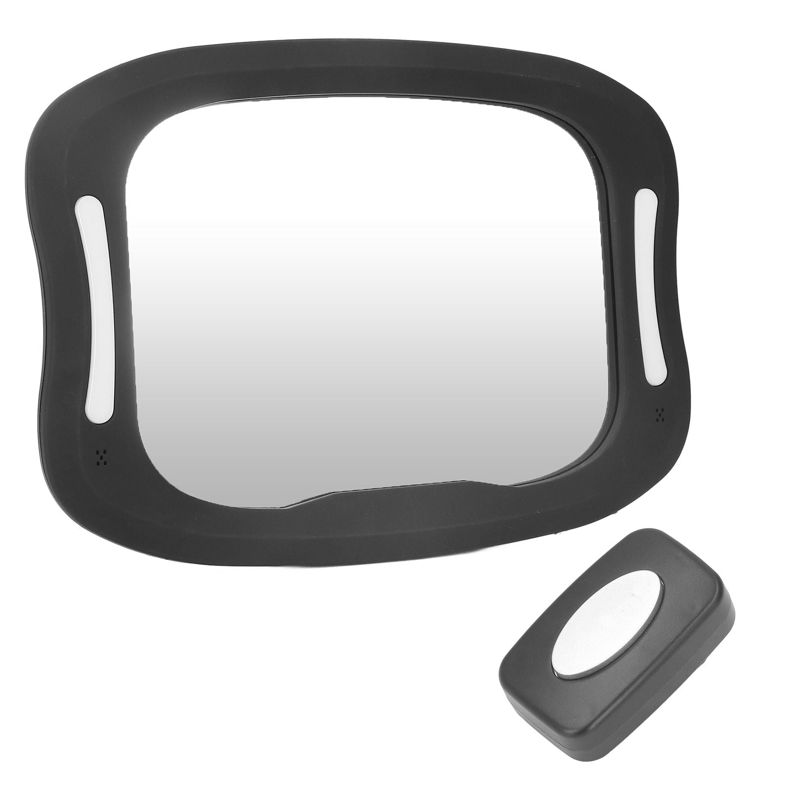 Baby Car Mirror Safely Monitor Infant Child Dynamic with Soft LED Light Wide Angle 360° Adjustable Mirror for Vehicles