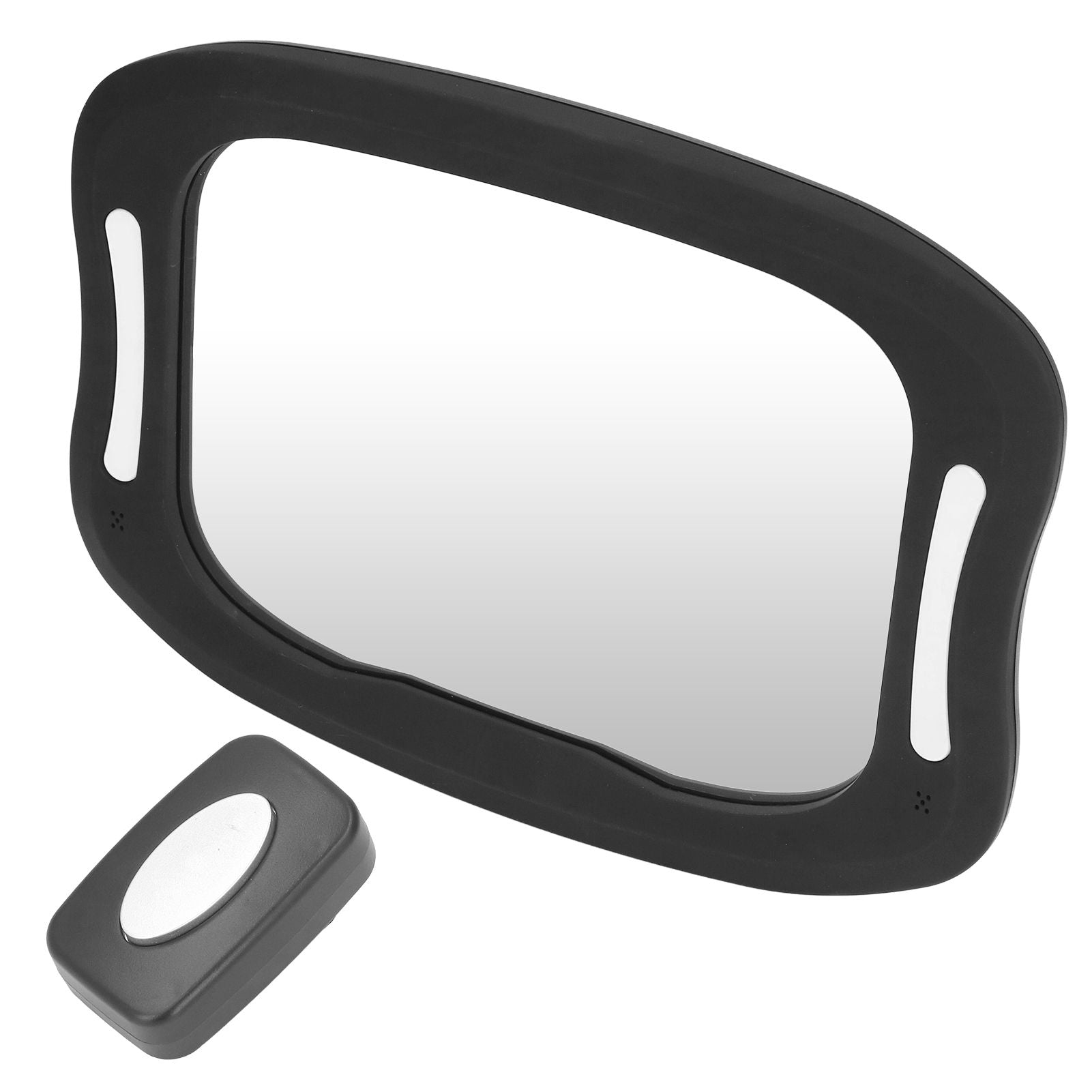 Baby Car Mirror Safely Monitor Infant Child Dynamic with Soft LED Light Wide Angle 360° Adjustable Mirror for Vehicles
