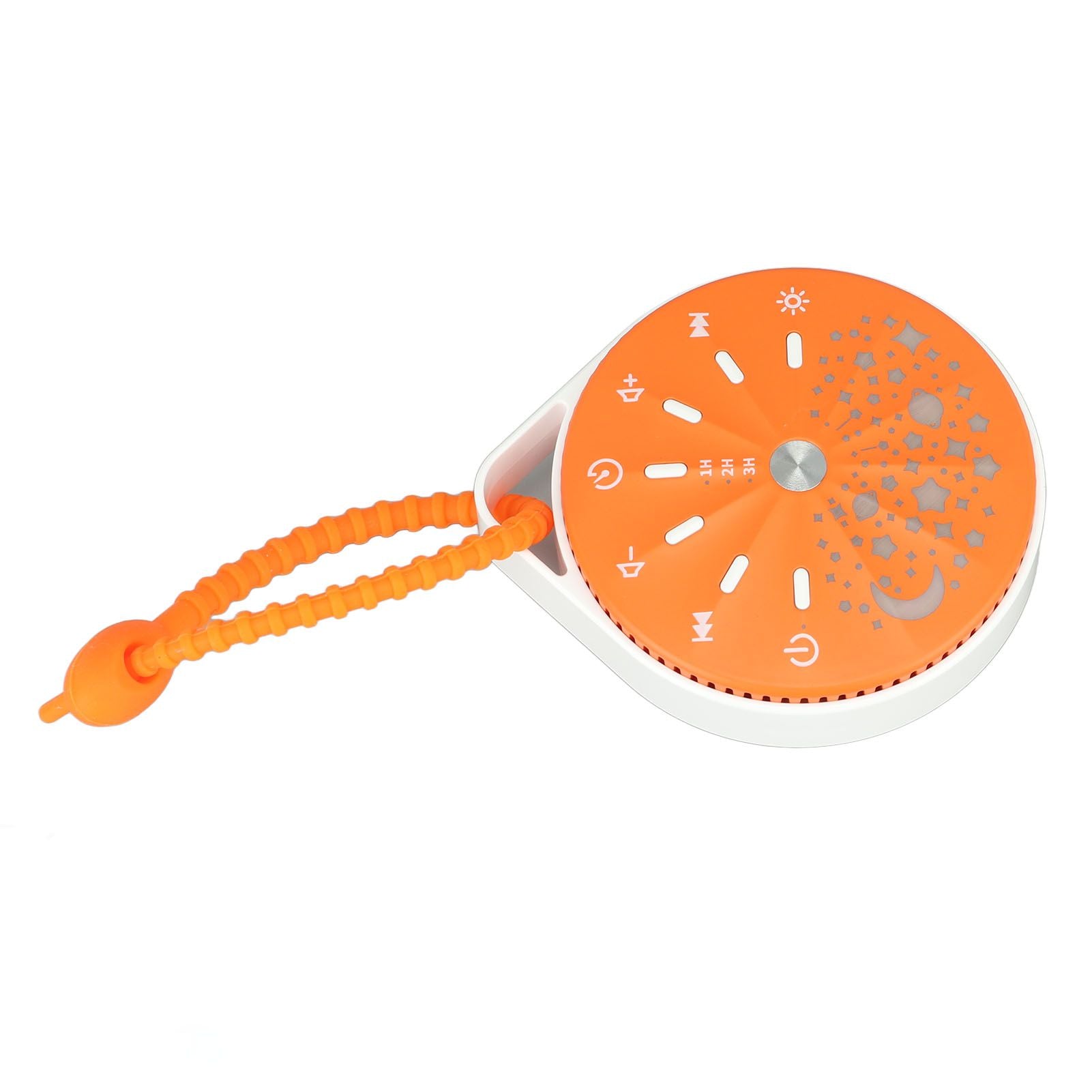 Portable White Noise Sound Machine for Baby 10 Natural Sounds With Volume Control Compact White Noise Machine for Sleep Aid Orange