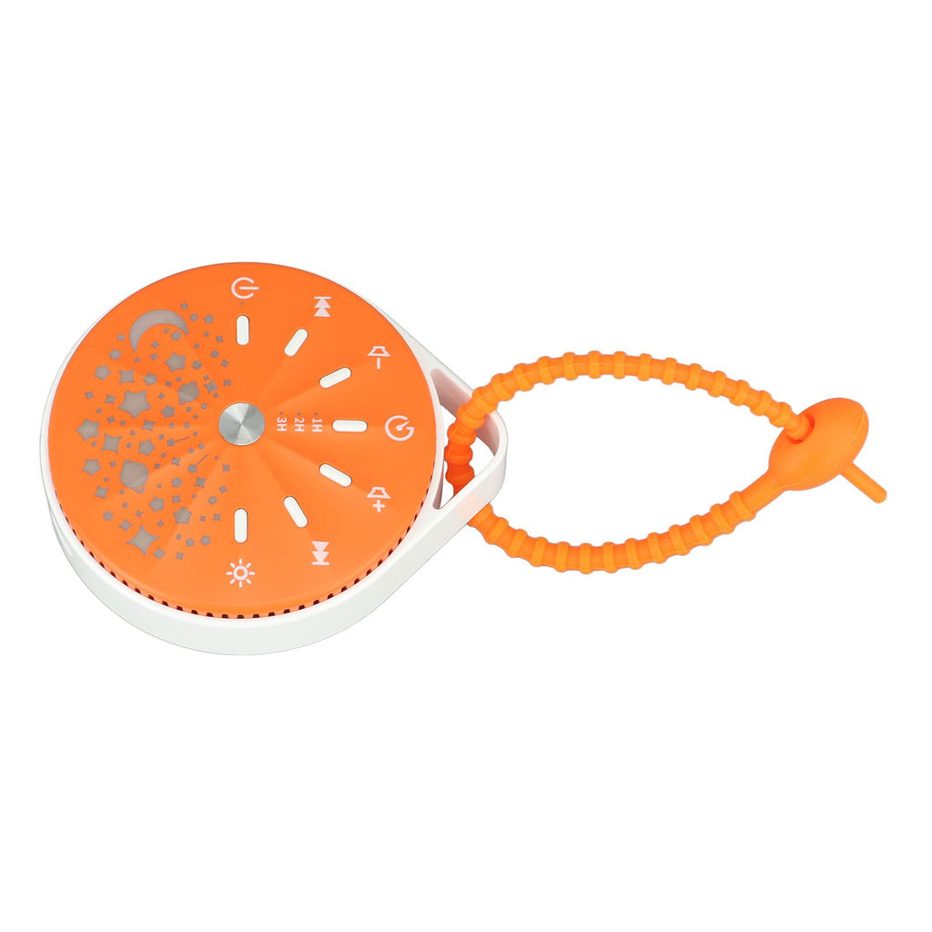 Portable White Noise Sound Machine for Baby 10 Natural Sounds With Volume Control Compact White Noise Machine for Sleep Aid Orange