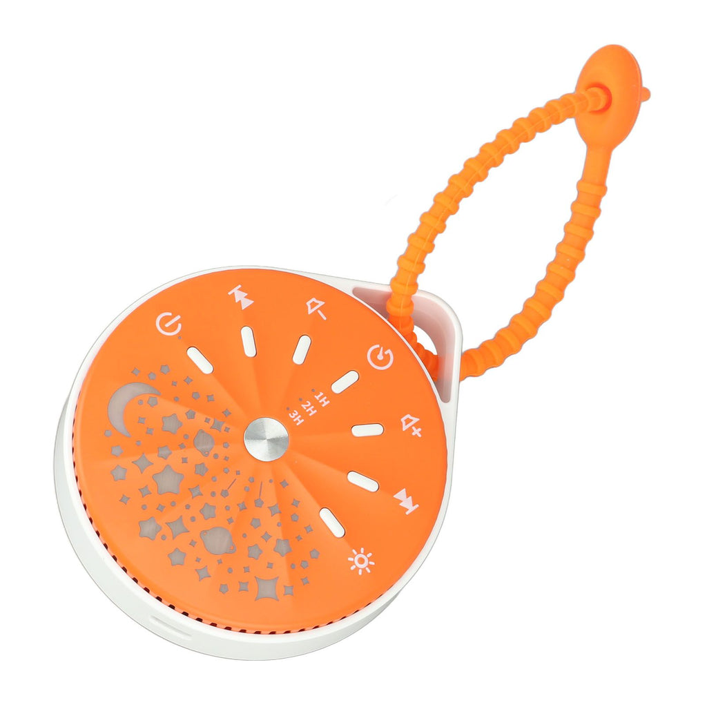 Portable White Noise Sound Machine for Baby 10 Natural Sounds With Volume Control Compact White Noise Machine for Sleep Aid Orange